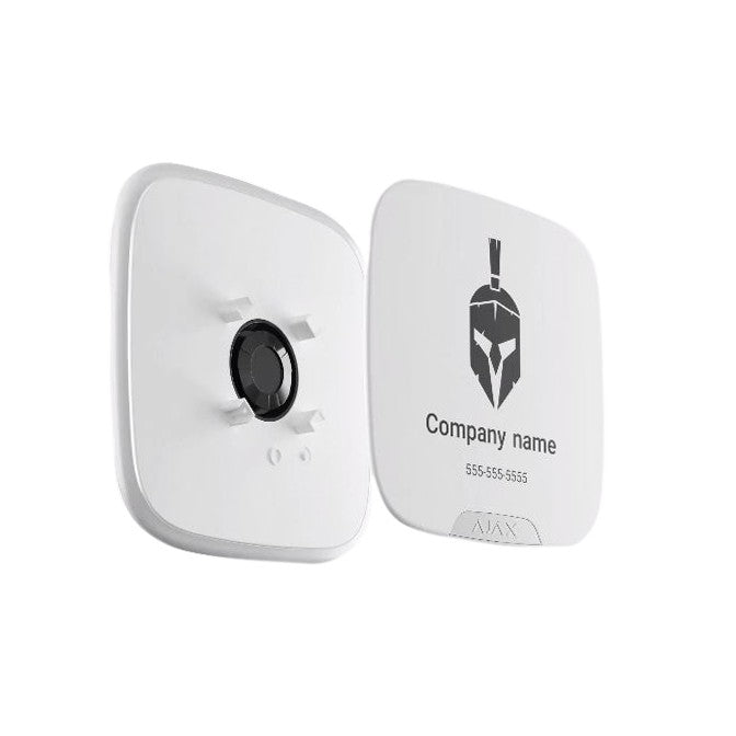 AJAX BRANDPLATE FOR STREETSIREN DOUBLEDECK WHITE 10 PCA AJAX BRANDPLATE FOR STREETSIREN DOUBLEDECK WHITE 10 PCA